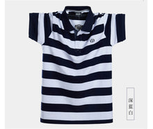 Load image into Gallery viewer, Contrast Stripe Summer Polo Shirt
