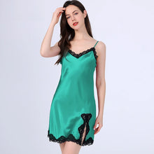 Load image into Gallery viewer, Luxury Silk Lace Nightdress Women
