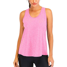 Load image into Gallery viewer, Yoga Shirt Female New Style T-Shirt Loose Fitness Tops Vest Women Sleeveless Sport Tee Quick-Drying Gym Running Workout Blouse
