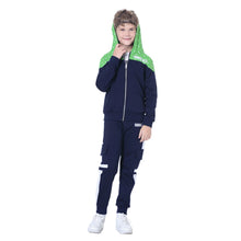 Load image into Gallery viewer, Kids Tracksuits,Teen Boys School Sweatsuits,Fashion Cotton Hooded Tops + Pants Set,Soft Children's Long Sleeve Sportswear
