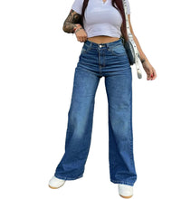 Load image into Gallery viewer, Vintage High-Waist Straight Jeans
