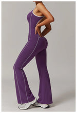 Load image into Gallery viewer, Sleek Back Hollow Bodysuit Jumpsuit
