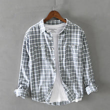 Load image into Gallery viewer, Retro Plaid Multi Pocket Shirt
