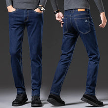 Load image into Gallery viewer, Men’s Retro Washed Loose-Fit Jeans
