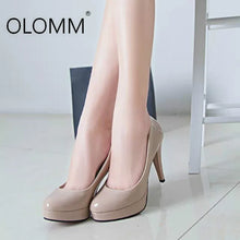 Load image into Gallery viewer, Femmes Hauts Talons Women Fashion Classic High Heel Shoes Lady Office Grey High Heel Shoes Female Pumps Wedding Shoes 34-42
