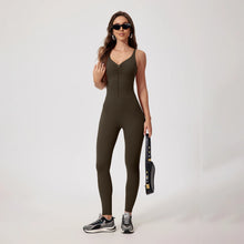 Load image into Gallery viewer, Quick Dry Seamless Yoga Jumpsuit
