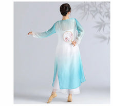 Load image into Gallery viewer, Classical Gradient Chiffon Dance Dress
