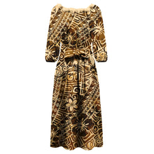 Load image into Gallery viewer, Tonga Puletaha Dress Polynesian Style Plus Size Clothing Samoa Women Dresses Tribe Island Church Clothes Custom
