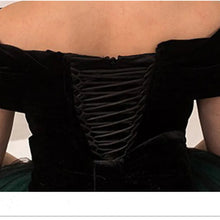 Load image into Gallery viewer, Green Tulle Girls Prom Gown
