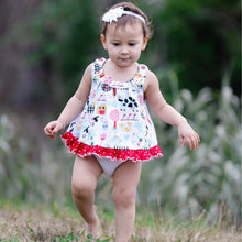 Load image into Gallery viewer, Girls Farm Animal Swing Tank Top
