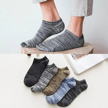Load image into Gallery viewer, Striped Breathable Ankle Socks for Men (2 Pairs)
