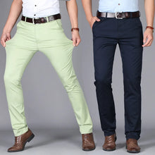 Load image into Gallery viewer, Premium Cotton Business Suit Pants
