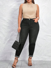 Load image into Gallery viewer, Stretch Skinny Denim Leggings
