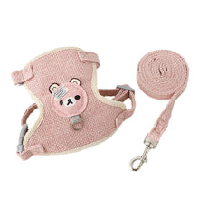 Load image into Gallery viewer, Lovely Small Pet Vest Chest Strap Dog Leash Traction Rope Walking Dog Cat Bunny Vest Harness Poodle Collar Leash Dog Accessories
