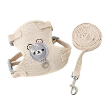 Load image into Gallery viewer, Lovely Small Pet Vest Chest Strap Dog Leash Traction Rope Walking Dog Cat Bunny Vest Harness Poodle Collar Leash Dog Accessories
