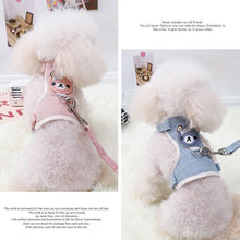 Load image into Gallery viewer, Lovely Small Pet Vest Chest Strap Dog Leash Traction Rope Walking Dog Cat Bunny Vest Harness Poodle Collar Leash Dog Accessories
