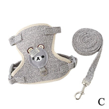 Load image into Gallery viewer, Lovely Small Pet Vest Chest Strap Dog Leash Traction Rope Walking Dog Cat Bunny Vest Harness Poodle Collar Leash Dog Accessories
