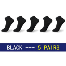 Load image into Gallery viewer, Men’s Large-Size Breathable Ankle Socks (5 Pairs)
