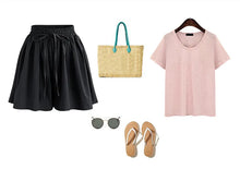 Load image into Gallery viewer, High Waist Loose Chiffon Shorts
