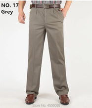 Load image into Gallery viewer, Summer Cotton Straight Office Trousers

