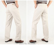 Load image into Gallery viewer, Summer Cotton Straight Office Trousers
