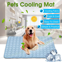 Load image into Gallery viewer, Dog Mat Cooling Summer Pad Mat For Dogs Cat Blanket Sofa Breathable Pet Dog Bed Summer Washable For Small Medium Large Dogs Car
