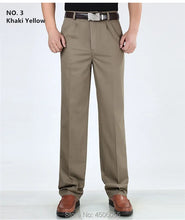 Load image into Gallery viewer, Summer Cotton Straight Office Trousers
