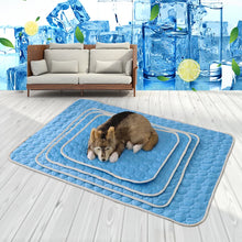 Load image into Gallery viewer, Dog Mat Cooling Summer Pad Mat For Dogs Cat Blanket Sofa Breathable Pet Dog Bed Summer Washable For Small Medium Large Dogs Car
