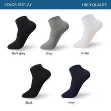 Load image into Gallery viewer, Men’s Large-Size Breathable Ankle Socks (5 Pairs)
