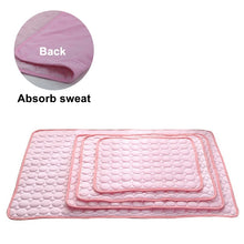 Load image into Gallery viewer, Dog Mat Cooling Summer Pad Mat For Dogs Cat Blanket Sofa Breathable Pet Dog Bed Summer Washable For Small Medium Large Dogs Car
