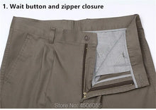 Load image into Gallery viewer, Summer Cotton Straight Office Trousers
