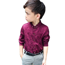 Load image into Gallery viewer, Boys Formal Long Sleeve Shirt
