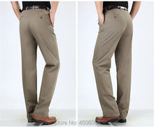 Load image into Gallery viewer, Summer Cotton Straight Office Trousers
