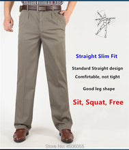 Load image into Gallery viewer, Summer Cotton Straight Office Trousers
