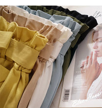 Load image into Gallery viewer, Summer Autumn Skirts Womens Midi Knee Length Korean Elegant Button High Waist Skirt Female Pleated School Skirt
