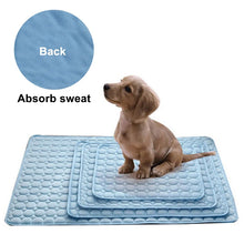 Load image into Gallery viewer, Dog Mat Cooling Summer Pad Mat For Dogs Cat Blanket Sofa Breathable Pet Dog Bed Summer Washable For Small Medium Large Dogs Car
