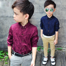 Load image into Gallery viewer, Boys Formal Long Sleeve Shirt
