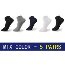Load image into Gallery viewer, Men’s Large-Size Breathable Ankle Socks (5 Pairs)
