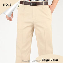 Load image into Gallery viewer, Summer Cotton Straight Office Trousers
