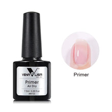 Load image into Gallery viewer, VENALISA New Arrival Long Wear Tempered Nowipe Top Coat Easy Peel Off Water Base Coat Basic Nail Gel Polish Enamel Varnish Gels
