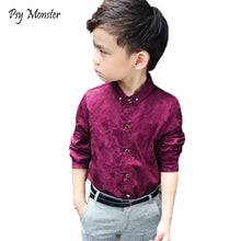 Load image into Gallery viewer, Boys Formal Long Sleeve Shirt
