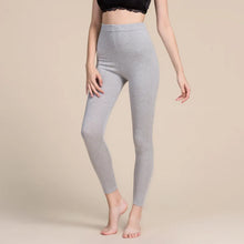 Load image into Gallery viewer, Women Leggings 80%Silk 15%Cashmere 5%Spandex Solid slim leggings Full length bottoming pants 2025 Fall Winter New Black Gray
