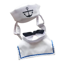 Load image into Gallery viewer, Funny Pet Cat Costumes Cat  Apparel Clothes For Halloween Christmas Cosplay Navy Sailor Costumes Jacket Cloak Dog Accessories
