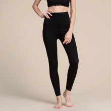 Load image into Gallery viewer, Women Leggings 80%Silk 15%Cashmere 5%Spandex Solid slim leggings Full length bottoming pants 2025 Fall Winter New Black Gray
