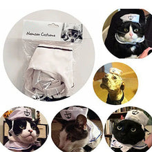 Load image into Gallery viewer, Funny Pet Cat Costumes Cat  Apparel Clothes For Halloween Christmas Cosplay Navy Sailor Costumes Jacket Cloak Dog Accessories
