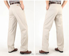 Load image into Gallery viewer, Summer Cotton Straight Office Trousers

