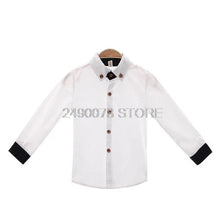 Load image into Gallery viewer, Boys Formal Long Sleeve Shirt

