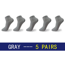 Load image into Gallery viewer, Men’s Large-Size Breathable Ankle Socks (5 Pairs)
