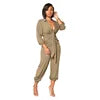 Load image into Gallery viewer, Bow Collar Wide Leg Jumpsuit

