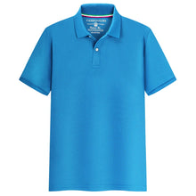 Load image into Gallery viewer, Polo Shirts Custom Logo Printing/embroidery 100% Polyester Breathable Male Polo Employee Polo Shirt Uniform Top Shirts For Men
